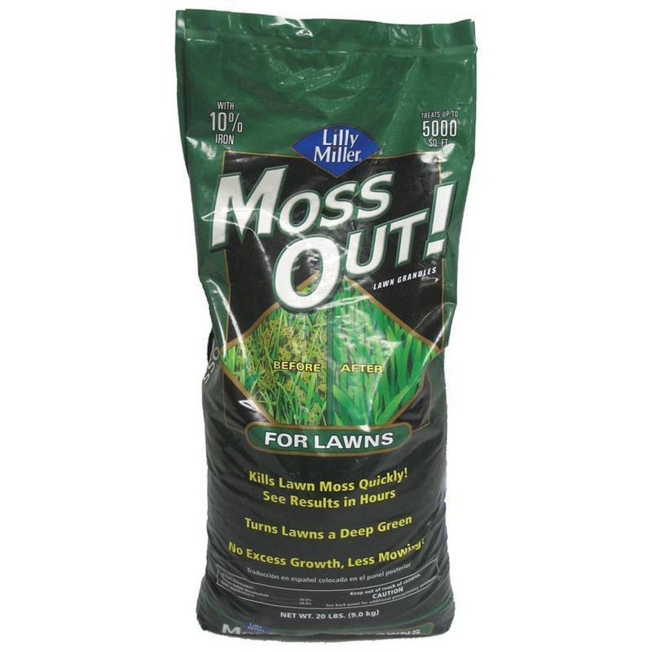 LILLY MILLER MOSS OUT LAWN GRANULES (20 LB) East Longmeadow, MA A.W