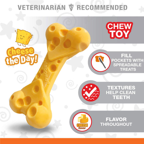 Nylabone Power Chew Cheese Dog Toy (Medium)