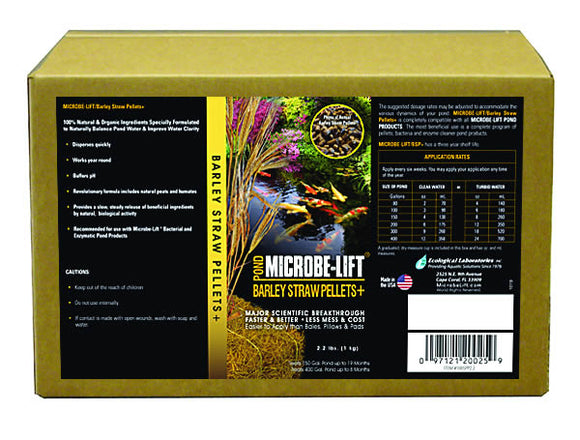MICROBE-LIFT Barley Straw Pellets + (2.2 Lb.)