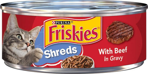 Friskies Shredded Beef Canned Cat Food East Longmeadow MA A.W. Brown Pet Garden Store