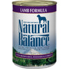 Natural Balance Ultra Premium Lamb Formula Canned Dog Food