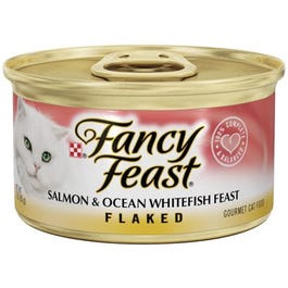 Cat Food, Salmon & Ocean Fish, 3-oz. Can