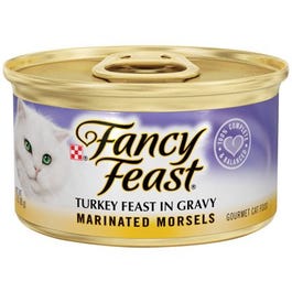 Cat Food, Marinated Turkey, 3-oz. Can