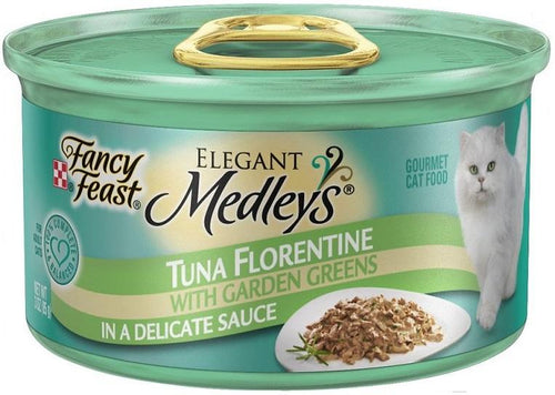 Fancy Feast Elegant Medleys Tuna Florentine Canned Cat Food