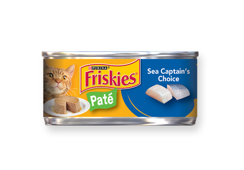 Friskies Pate Sea Captains Choice Canned Cat Food