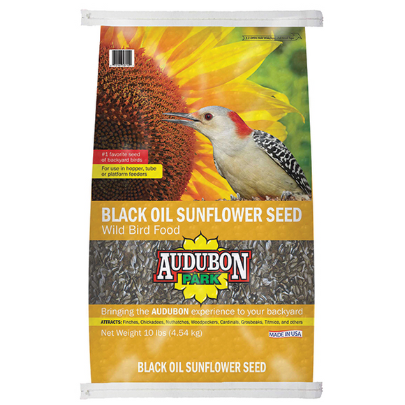 Audubon Park Black Oil Sunflower Seed Wild Bird Food (40 lbs)