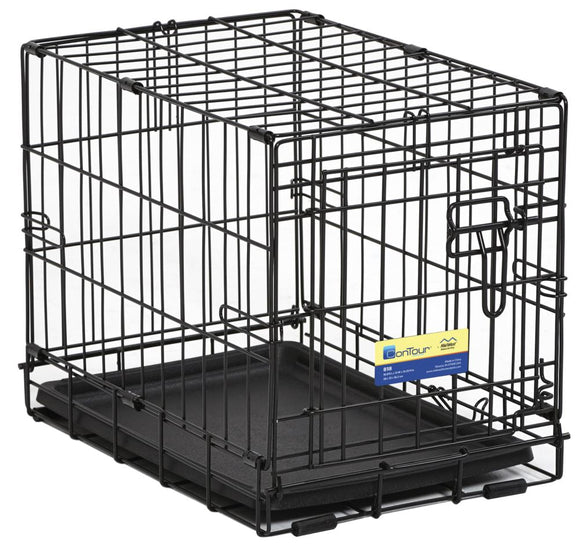 Midwest Contour™ Single-Door Folding Dog Crates (23 W x 25 H x 36 L)