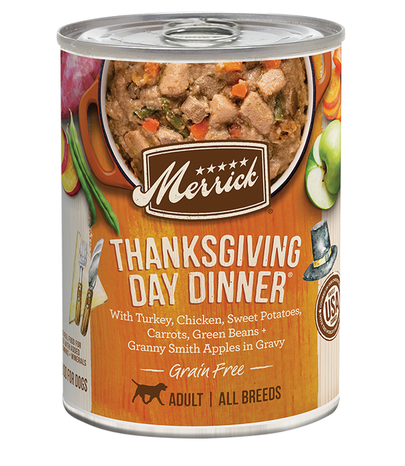 Merrick Grain Free Thanksgiving Day Dinner in Gravy