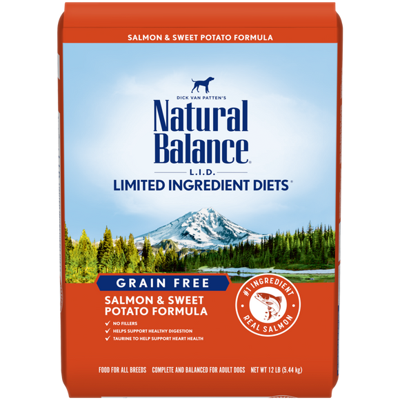 Natural Balance L.I.D. Limited Ingredient Diets® Grain Free Salmon & Sweet Potato Dry Dog Formula