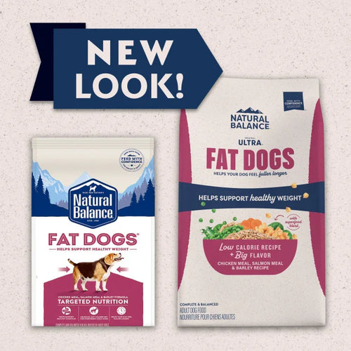 Natural Balance Fat Dogs Chicken Meal, Salmon Meal & Barley Recipe Dry Dog