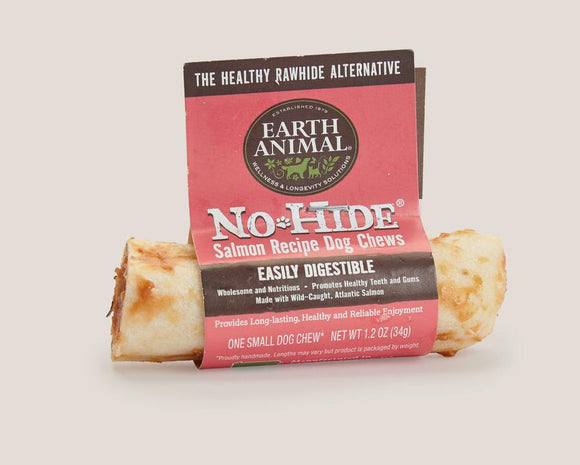 Earth Animal Salmon No-Hide® Wholesome Dog Chews (Single - Small)