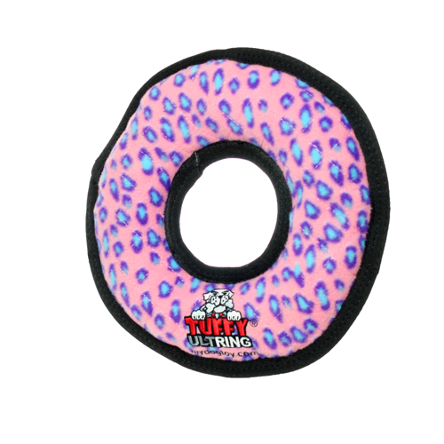 Tuffy® Ultimate: Ring Pink Dog Toy (For Dogs Med-Lg)