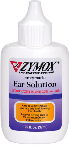 ZYMOX Enzymatic Ear Solution with 0.5% Hydrocortisone (1.25-oz)