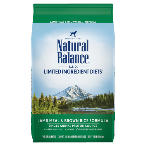 Natural Balance L.I.D. Limited Ingredient Diets Lamb Meal & Brown Rice Dry Dog Formula