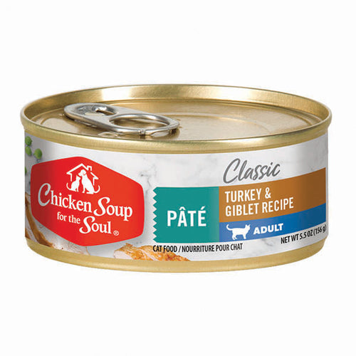 Chicken Soup for the Soul Classic Adult Cat Wet Food - Turkey & Giblet Recipe Pâté