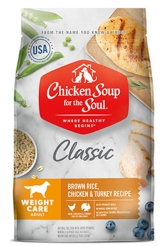 Chicken Soup For The Soul Classic Weight Care Dry Dog Food Brown Rice, Chicken & Turkey Recipe