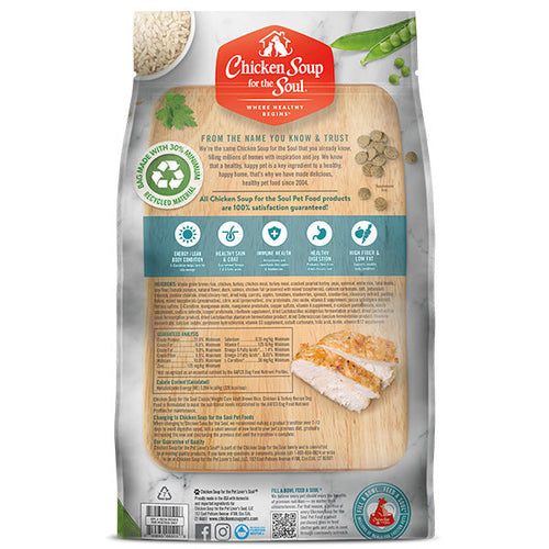 Chicken Soup For The Soul Classic Weight Care Dry Dog Food Brown Rice, Chicken & Turkey Recipe
