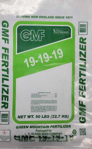 Green Mountain Fertilizer GMF Starter Fertilizer for Hydroseeding 19-19-19