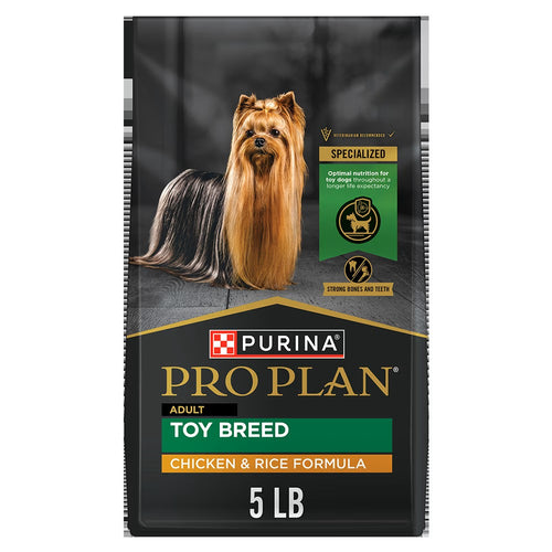 Purina Pro Plan Adult Toy Breed Chicken & Rice Formula Dry Dog Food