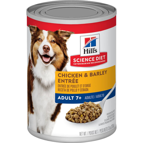 Hill s Science Diet Adult 7 Chicken Barley Entree Dog Food East Longmeadow MA A.W. Brown Pet Garden Store