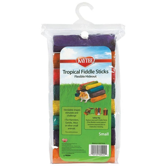 Kaytee Tropical Fiddle Sticks Hideout (Large, Multi)