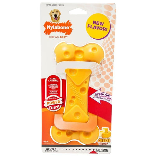 Nylabone Power Chew Cheese Dog Toy (Medium)